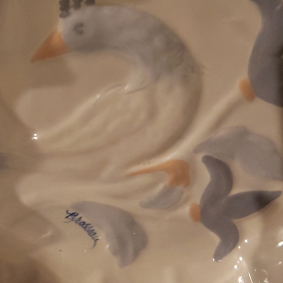 Ceramic Bird Plate. - Picture 5 of 7